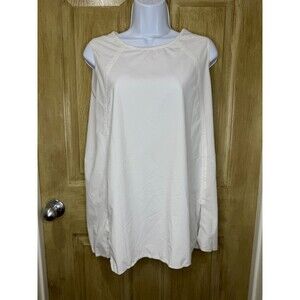 Athleta Zephyr Tank Top Womens Medium White Featherweight Stretch Gym